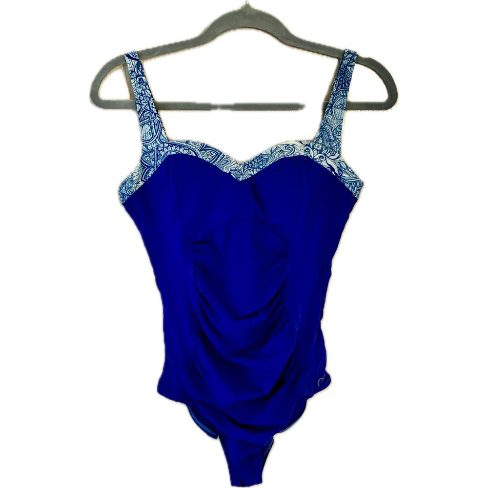 CALIA Carrie Underwood Royal Blue Swimsuit Sz 6